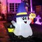 GOOSH 5 FT Halloween Inflatables Cute Wizard Ghost with Hand-Held Light and Built-in LEDs